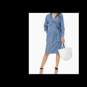 Tory Burch Deneuve Denim Shirtdress